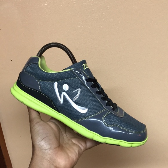 ZUMBA Z-Kickz 2 Women’s Low Top Work Out Sneakers “Grey Green” - Picture 10 of 17